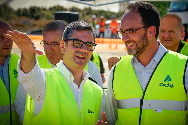 Bolaños destaca el gran avance en las obras del AVE Almería, por encima del 50% de ejecución - 1, Foto 1