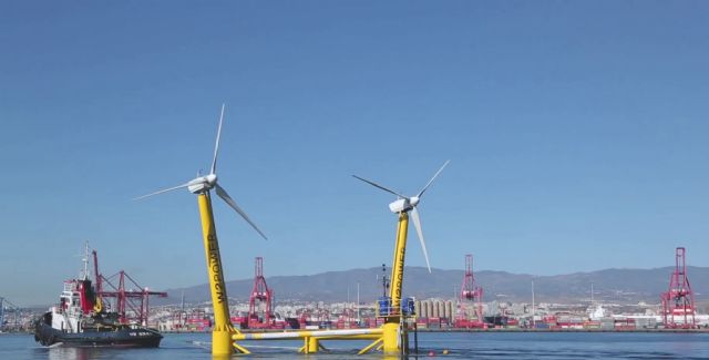 El demostrador eólico flotante de 11mw de EnerOcean consigue la máxima puntuación de Renmarinas Demos - 1, Foto 1