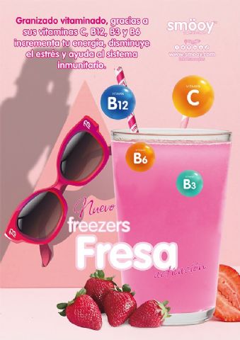 Smöoy se suma a la tendencia Barbie con su nuevo granizado vitaminado Freezer Fresa Vitamin - 1, Foto 1