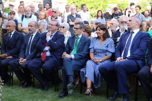 Félix Bolaños participa en el homenaje a 'La Nueve', en los actos conmemorativos del 79 aniversario de la liberación de París de la ocupación nazi - 1, Foto 1