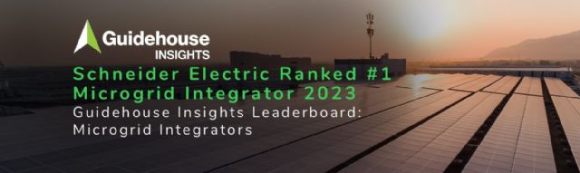 Schneider Electric se clasifica en el primer puesto en el informe de Guidehouse Insights sobre integradores de microgrids - 1, Foto 1