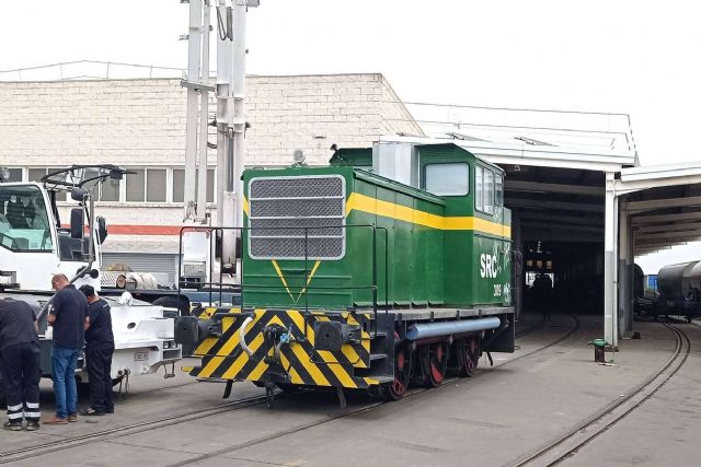 Cómo fue la puesta a punto de la histórica locomotora Ex RENFE 10463 - 1, Foto 1