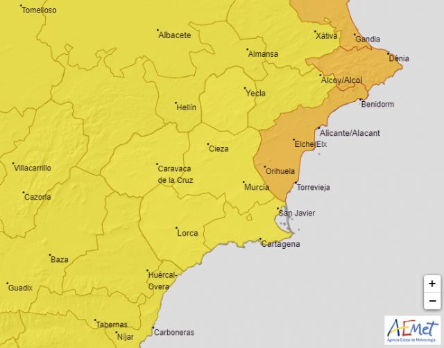 Meteorología mantiene sus avisos por lluvia (hasta 20 litros por metro cuadrado en una hora) y tormentas para hoy - 1, Foto 1