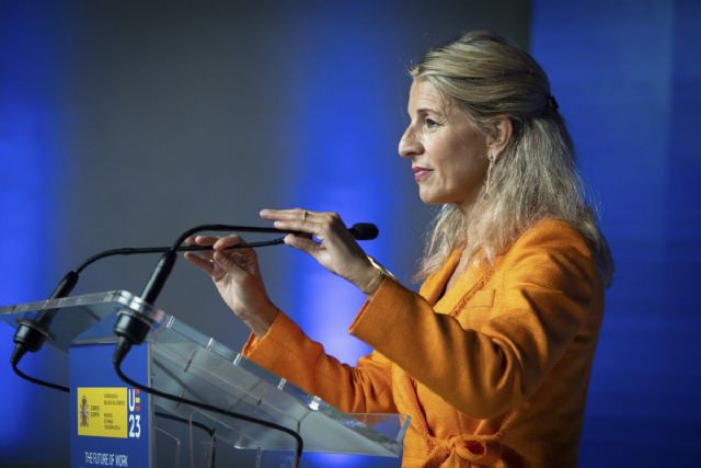 Yolanda Díaz insta a la UE a incentivar la democracia en el trabajo, regular la inteligencia artificial e introducir la negociación colectiva verde - 1, Foto 1