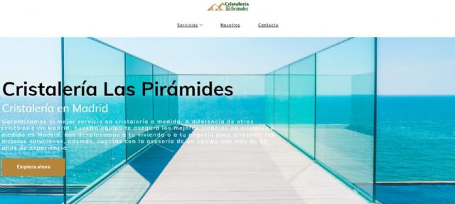 Cristalería Las Pirámides renueva su página web para ofrecer los mejores servicios en cristalería a medida - 1, Foto 1