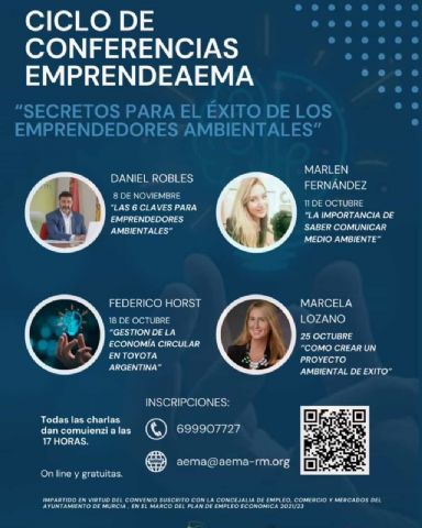 Ciclo conferencias; Secretos para el éxito de los emprendedores ambientales - 1, Foto 1