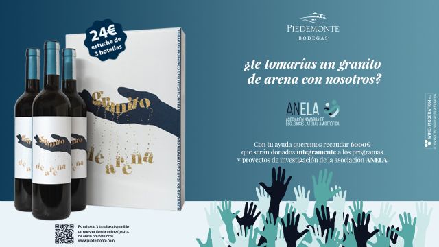 Bodegas Piedemonte prepara una nueva edición de Granito de Arena para colaborar con la asociación ANELA de Navarra - 1, Foto 1