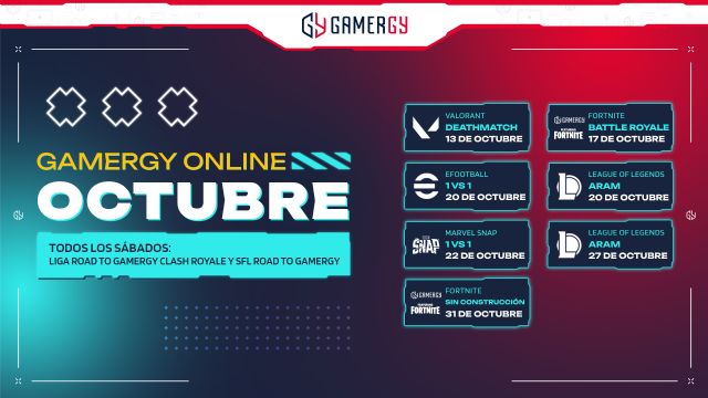 Octubre con O de ocio: más de 5 torneos online este mes para estar en GAMERGY 2023 - 1, Foto 1