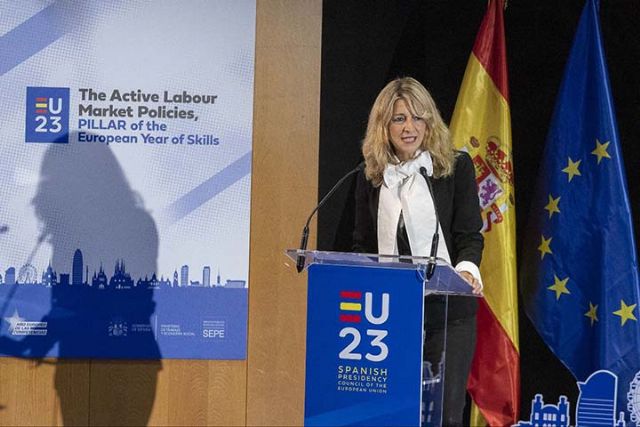 Yolanda Díaz propone que la UE reconozca y garantice el derecho a la formación en el Trabajo en la próxima legislatura europea - 1, Foto 1