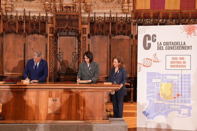 Ciencia e Innovación y el Ayuntamiento de Barcelona firman un protocolo para la construcción de un edifico que albergará dos institutos de investigación en salud - 1, Foto 1