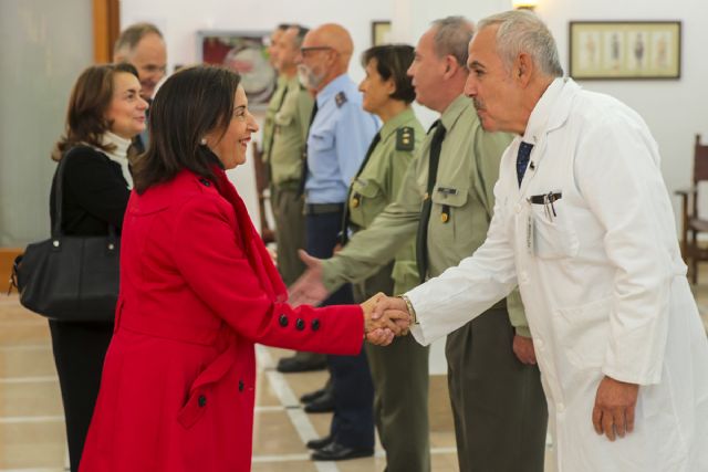 La ministra de Defensa en funciones visita el Hospital General de la Defensa de Zaragoza - 1, Foto 1