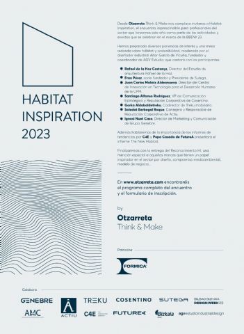 Llega Habitat Inspiration, el nuevo evento inspirador del sector en Bilbao - 1, Foto 1