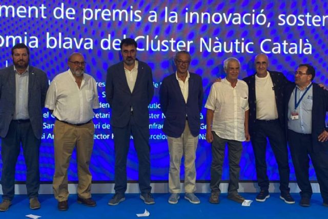 Acto de entrega de las distinciones de socios de honor 2023 a Manel Salart de Motonáutica Manel, Lluís Bosch de Náutica y Yates y Tomeu Darder de Acastimar SL - 1, Foto 1