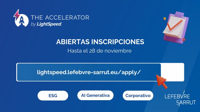 Lefebvre Sarrut invita a las start-ups a participar en la tercera edición de su programa de aceleración LightSpeed - 1, Foto 1