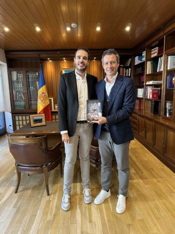 El presidente del gobierno Andorrano, Xavier Espot, y el Cónsul Mayor de Andorra la Vella, David Astrié, reciben al escritor David Castillo confirmando el éxito de su novela ´As de Corazones´ (Grupo Planeta) - 1, Foto 1