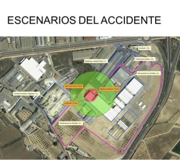 Simulacro de accidente químico en la empresa INTERPLASP de Yecla - 1, Foto 1