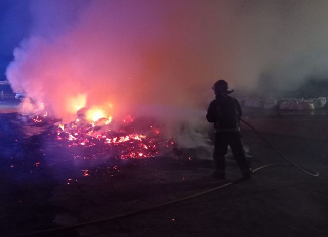 Incendio en una fábrica de hierbas aromáticas, en La Paca, Lorca - 1, Foto 1