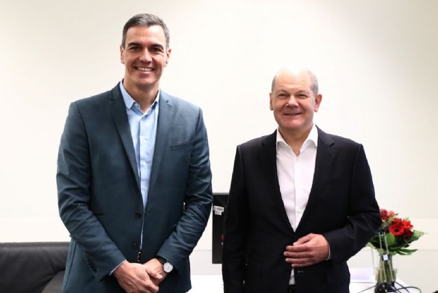 Pedro Sánchez y Olaf Scholz se reúnen en Berlín para tratar los expedientes más relevantes de la agenda europea - 1, Foto 1