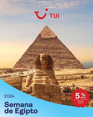 TUI comienza el año con la Semana de Egipto y aplica un 5% de descuento en toda la programación al país - 1, Foto 1