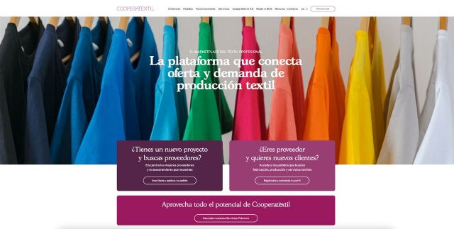 Cooperatèxtil 2.0, nueva plataforma que conecta la industria textil - 1, Foto 1