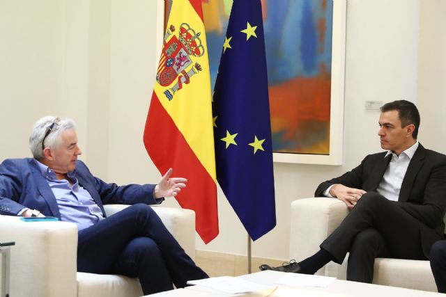 El presidente analiza con el consejero delegado de Ryanair el plan de inversiones de la aerolínea en España por 5.000 millones - 1, Foto 1