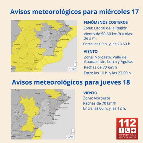 Meteorología amplía sus avisos por fenómenos costeros y viento para mañana y pasado mañana - 1, Foto 1