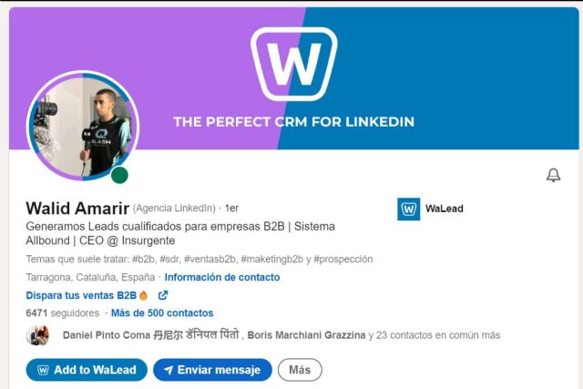 Revolucionar la venta en LinkedIn con el nuevo CRM WaLead - 1, Foto 1