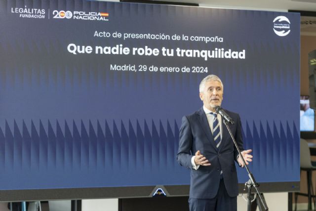 Grande-Marlaska preside la presentación de la campaña ‘Que nadie robe tu tranquilidad’ de la Fundación Legálitas - 1, Foto 1