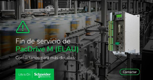 Schneider Electric anuncia el fin de servicio de PacDrive M (ELAU) - 1, Foto 1