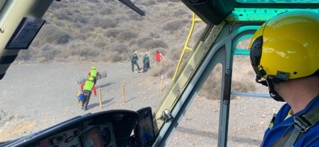 Rescatan a un deportista accidentado en la Punta del Ciscar, Lorca - 1, Foto 1