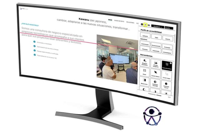Kawaru Consulting y su nuevo widget de accesibilidad implementado en el colegio profesional COMT - 1, Foto 1