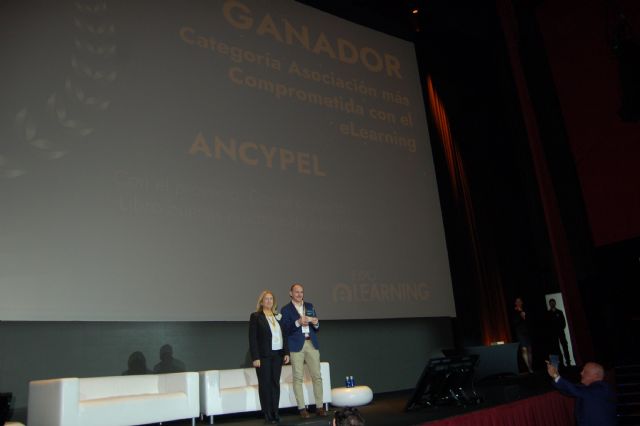 ANCYPEL, galardonada con el Premio a la Asociación más comprometida con el E-Learning en EXPOELEARNING 2024 - 1, Foto 1