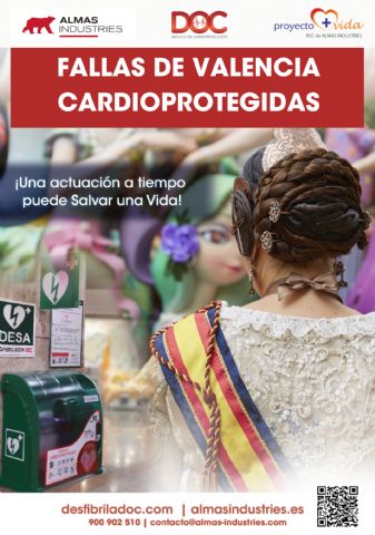 Las Fallas 2024 refuerzan su seguridad con desfibriladores y formación en RCP para convertirse en un referente europeo en cardioproteccción - 1, Foto 1