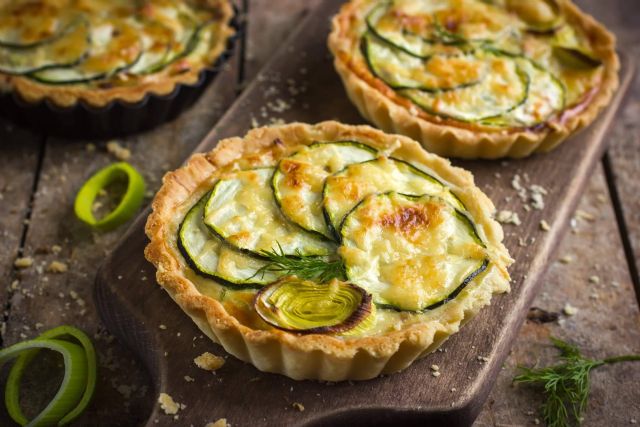 Receta de quiche de calabacín, queso y pera paso a paso - 1, Foto 1