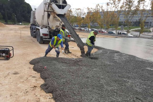 Solera Parking Complutense sustituyendo mallazo por fibras - 1, Foto 1