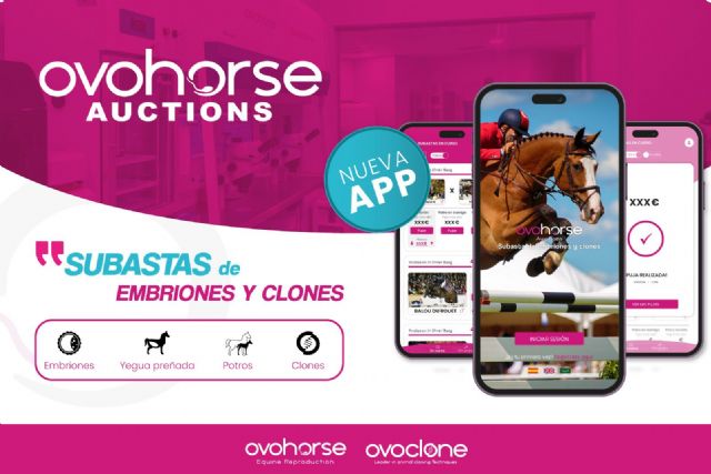 La App de subastas Ovohorse Auctions lanza un embrión de Chacco Blue - 1, Foto 1