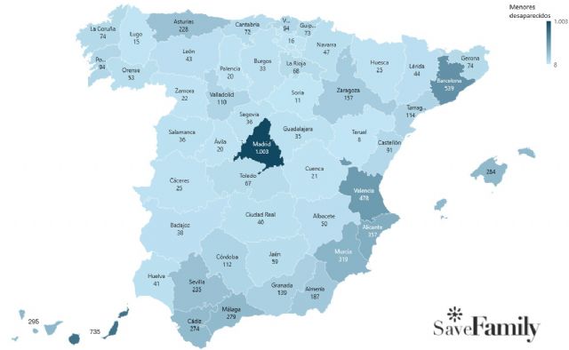 Desaparecen más de 7.300 niños en España en 2023 - 1, Foto 1