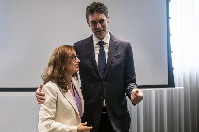 Pau Gasol apadrina en Ginebra la candidatura de Mónica García a la Ejecutiva de la Organización Mundial de la Salud - 1, Foto 1