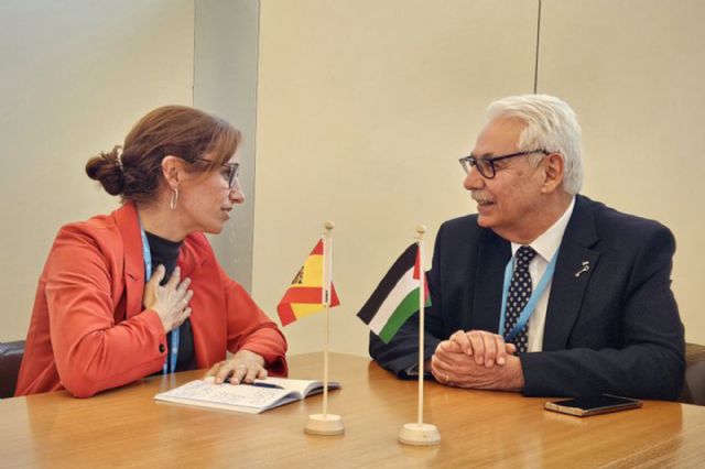 Mónica García se reúne con el ministro de Sanidad de Palestina para colaborar frente a la crisis sanitaria en Gaza - 1, Foto 1