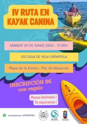 Juan Carlos López, Concejal de Bienestar Animal, Presenta la IV Ruta en Kayak Canina - 1, Foto 1