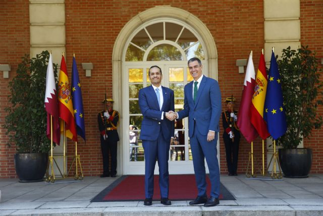 Pedro Sánchez recibe al primer ministro de Catar, Mohammed Bin Abdulrahman Al Thani - 1, Foto 1