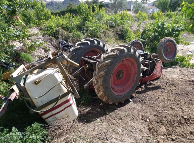 Fallece un tractorista en un accidente en Cieza - 1, Foto 1