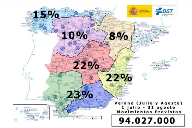 Preparado el dispositivo para dar cobertura a los más de 94 millones de desplazamientos de largo recorrido por carretera previstos para este verano - 1, Foto 1