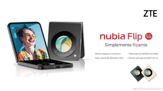 ZTE populariza los smartphones plegables con la llegada del nuevo nubia Flip 5G - 1, Foto 1