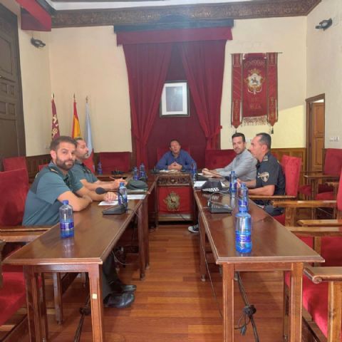 Reunión de coordinación entre la Policía Local y la Guardia Civil en Mula - 1, Foto 1