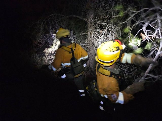 Conato de incendio forestal entre las sierras de Columbares y Altaona - 1, Foto 1