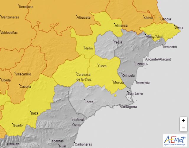 Meteorología emite aviso amarillo por temperaturas de 38º mañana miércoles en el Noroeste y la Vega del Segura - 1, Foto 1