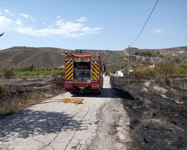 Extinguido un incendio agrícola en Mula - 1, Foto 1