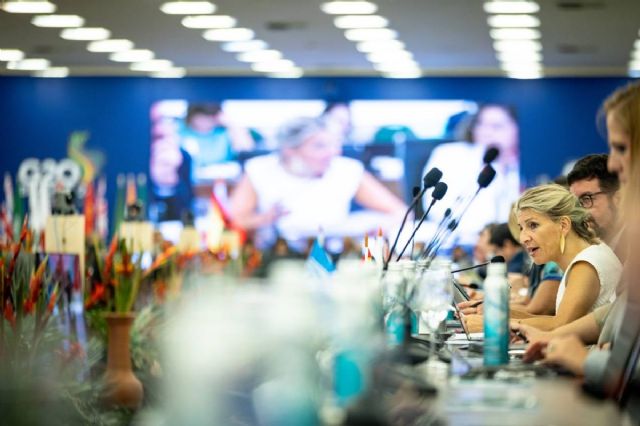 Yolanda Díaz en el G20: La única forma de hacer frente a la crisis climática es crear empleo verde, ampliar derechos laborales y sociales y proteger a quien más lo necesita - 1, Foto 1