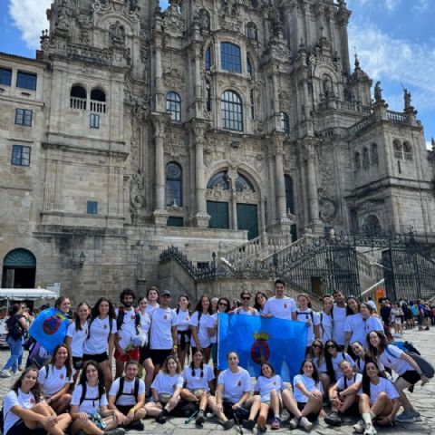 Los jóvenes de Mula completan el Camino de Santiago - 1, Foto 1